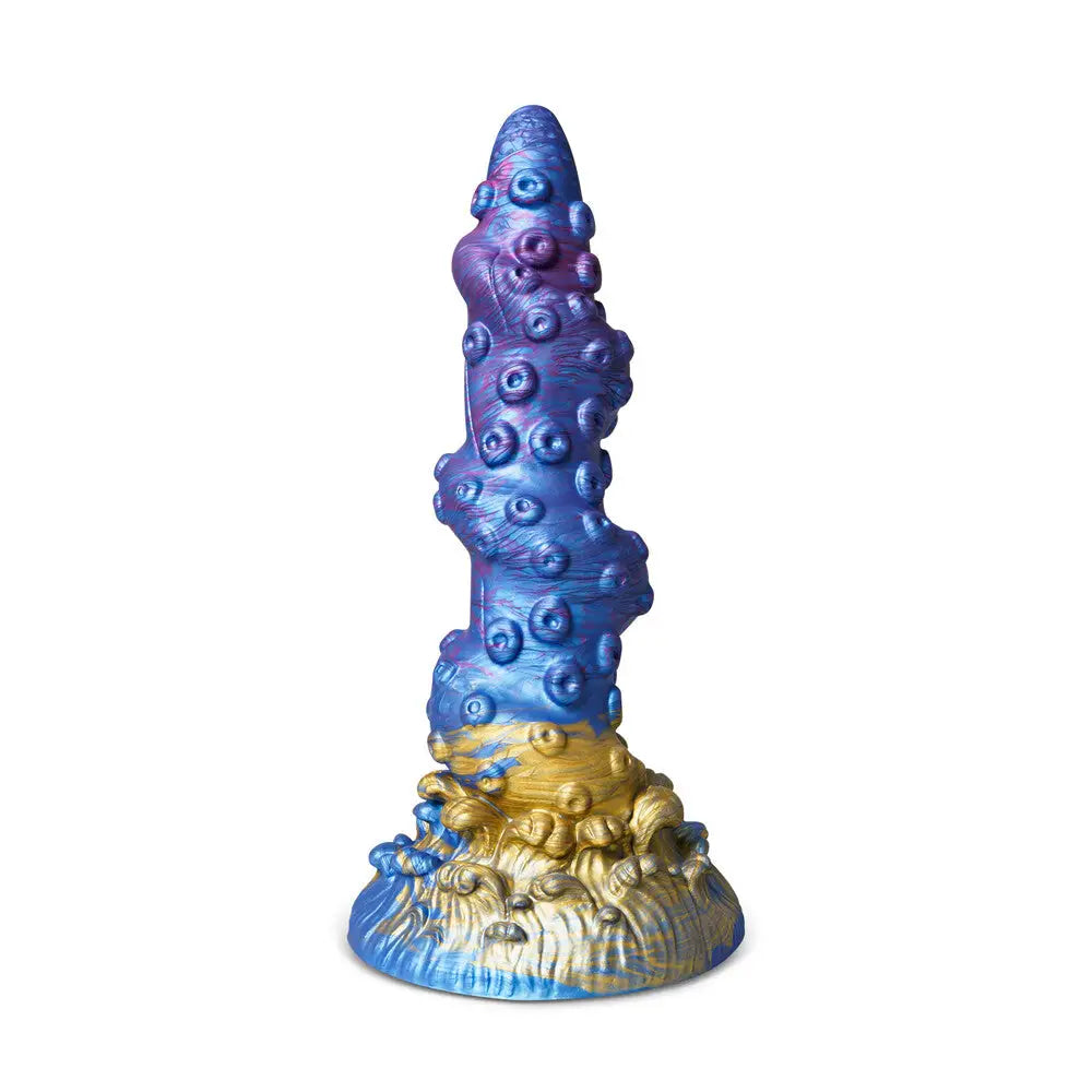 8.7-inch Silicone Blue Alien Dildo with Suction Cup