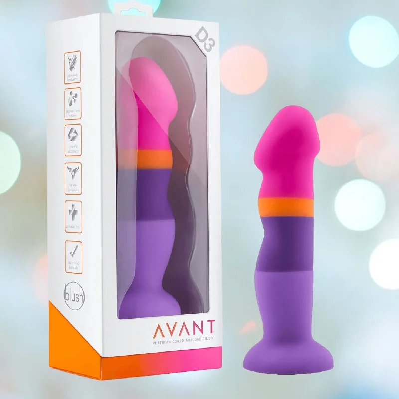 Avant D3 7" Non-Porous Silicone Dildo - Summer Fling