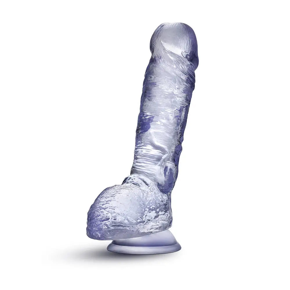 Blush Novelties Rubber Clear Realistic Dildo with Suction Cup