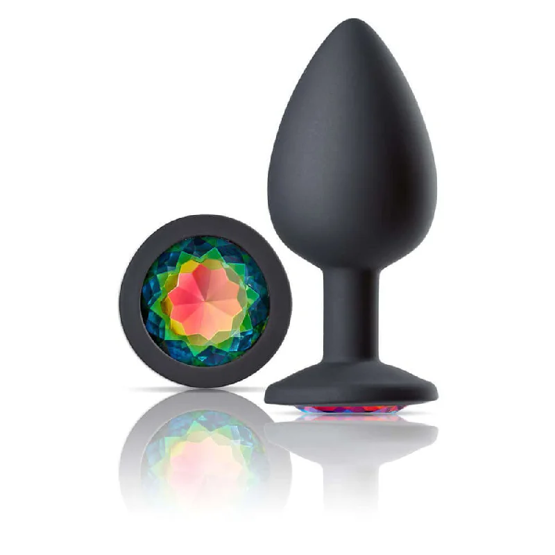 Cloud 9 Novelties Gems Jeweled Silicone Anal Plug  - Large