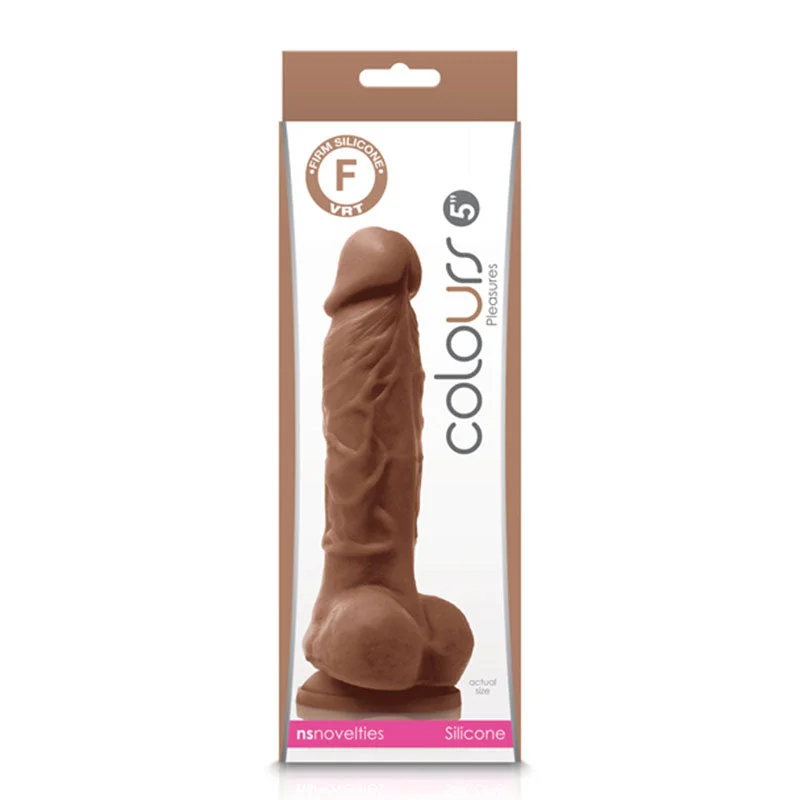 Colours Pleasures 5 inches Dildo Brown