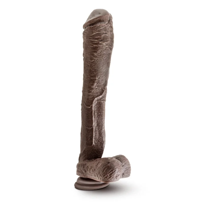 Dr. Skin Mr. Ed 13 Inch Dildo With Suction Cup - Chocolate