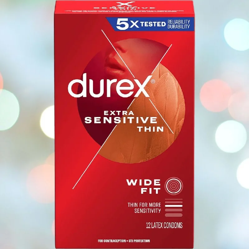 Durex Extra Sensitive "Wide Fit" 60mm Condoms