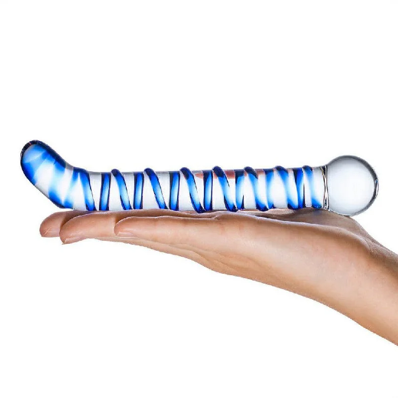 Gläs Mr. Swirly 6.5' G-Spot Dildo