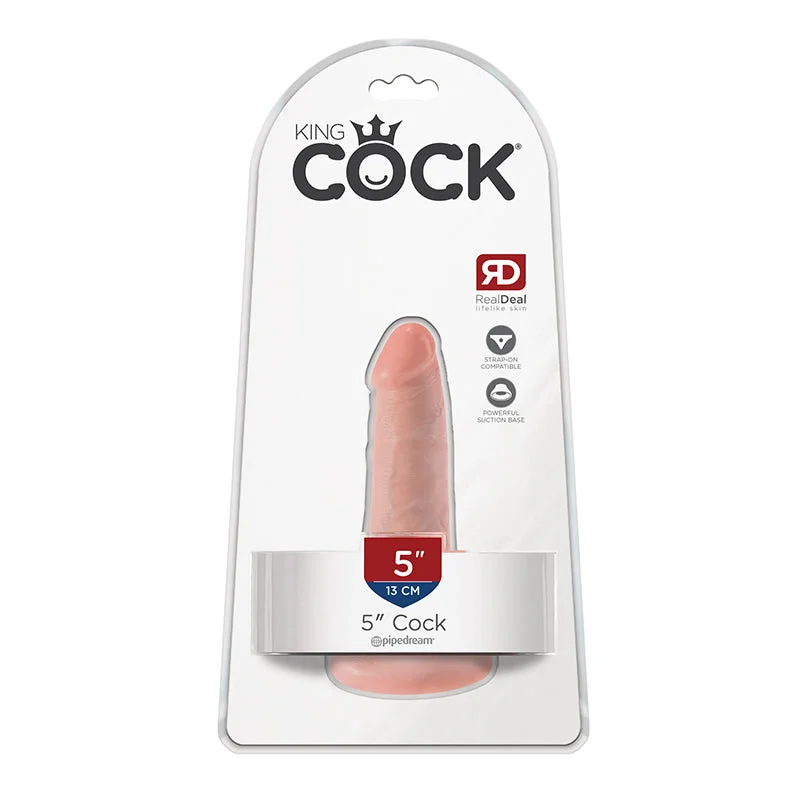 King Cock 5" Dildo - Beige