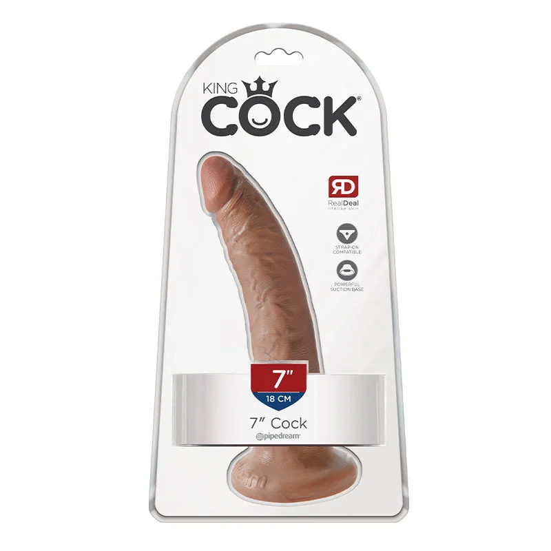 King Cock 7 inches Cock Tan Dildo