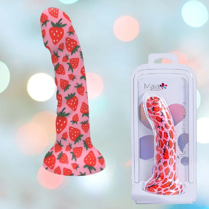 Maia Juci Strawberry Themed Suction Dong 7"