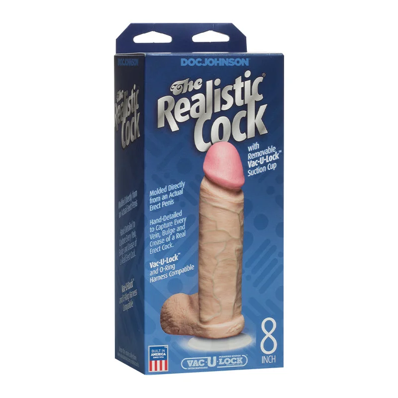 The Realistic Cock 8" - Beige