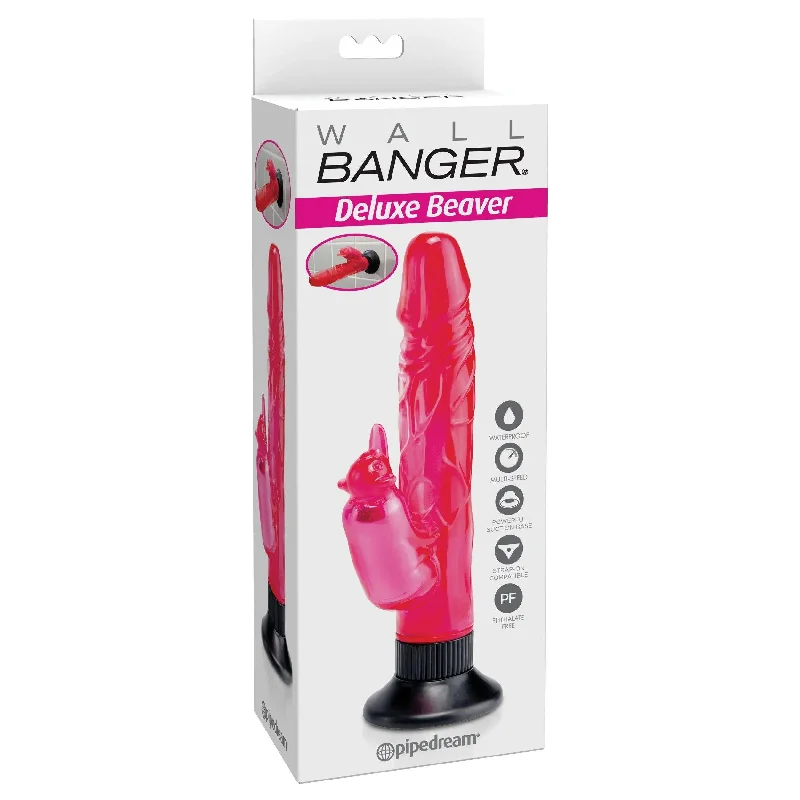 Waterproof Beaver Wall Bangers Deluxe - Pink