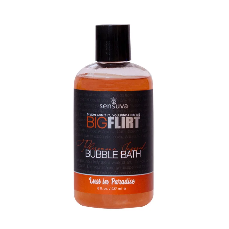 Big Flirt Lust in Paradise Bubble Bath 8 oz. Lemon Ginger