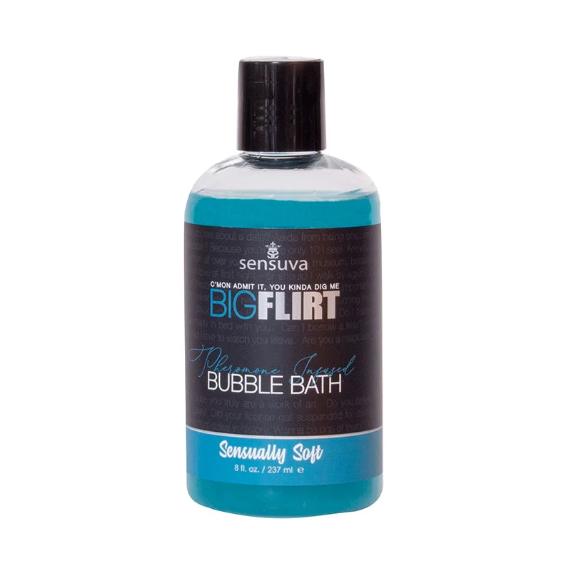 Big Flirt Sensually Soft Bubble Bath 8 oz. Cucumber Melon