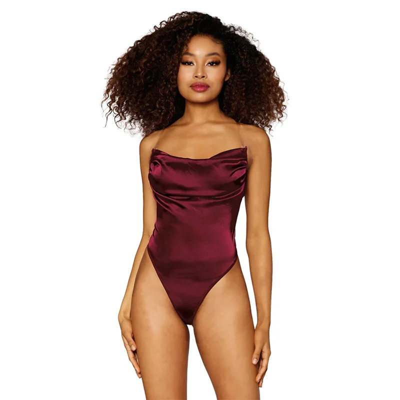 Dreamgirl Teddy Burgundy M Hanging