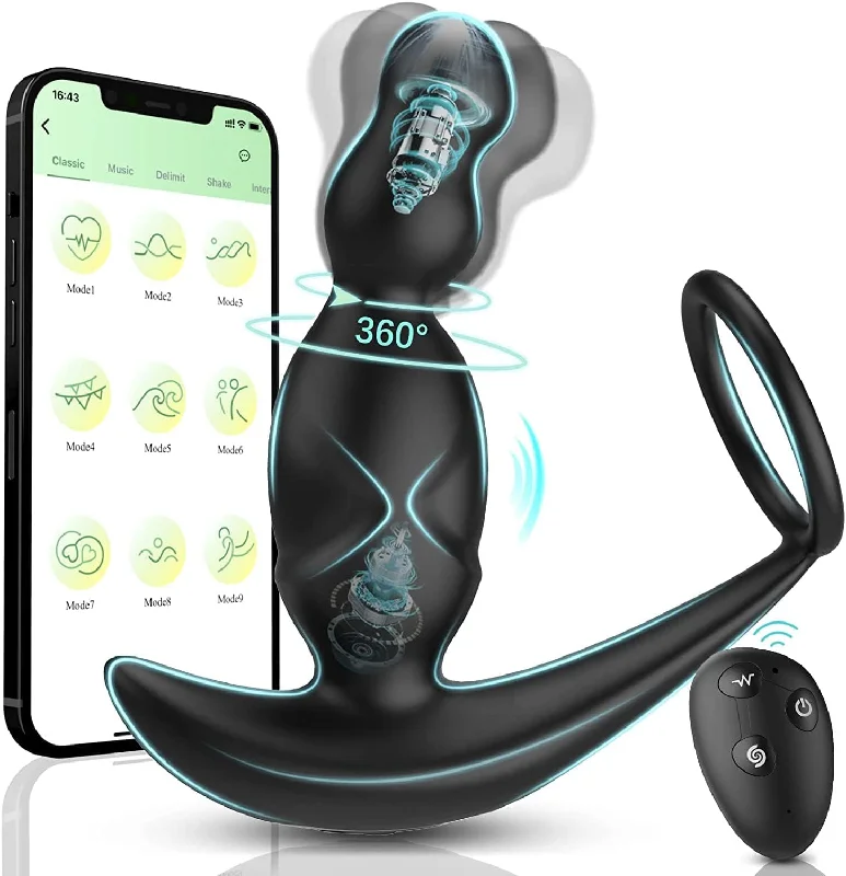 KERERO 5 in 1 360° Rotating Anal Adult Toys