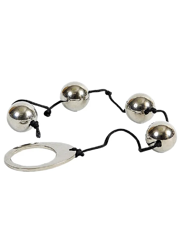 Heavy Metal Solid Stainless Steel Anal Beads