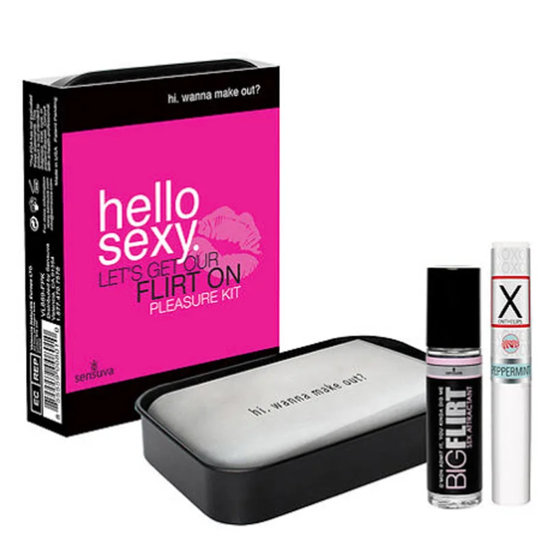 Hello Sexy Let’s Get Our Flirt On Pleasure Kit