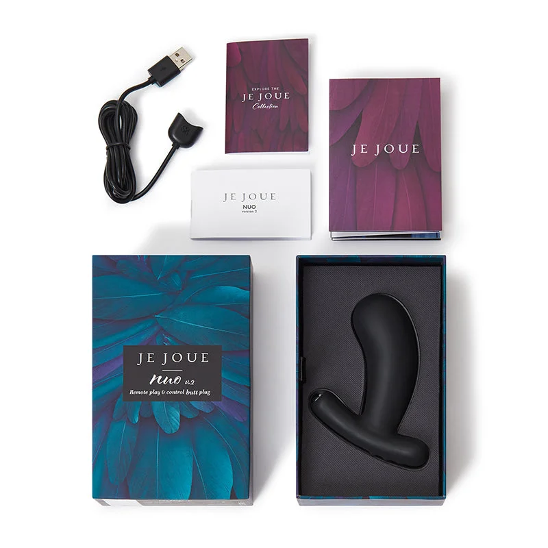 Je Joue Nuo V.2 App-Compatible Anal Plug Black