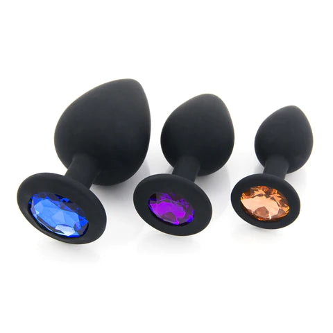 Silicone Large Jewel Plug