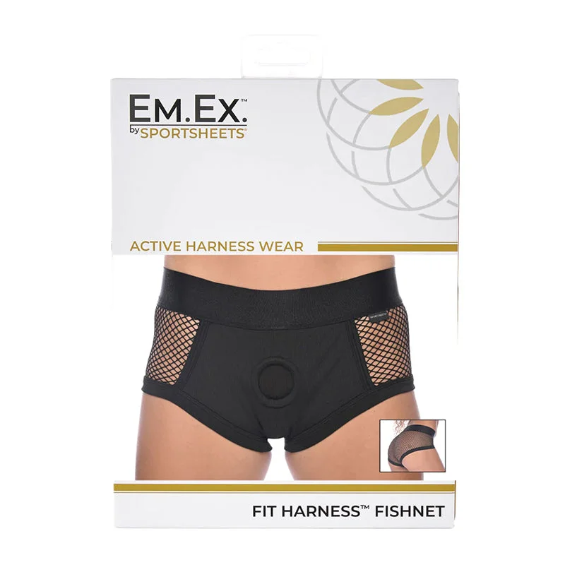 Sportsheets Em.Ex. Fit Harness Fishnet L