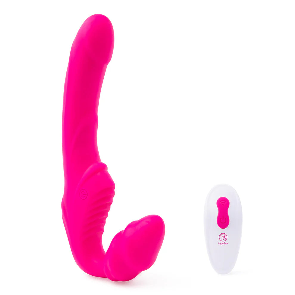 Together Vibrating Strapless Strap-On