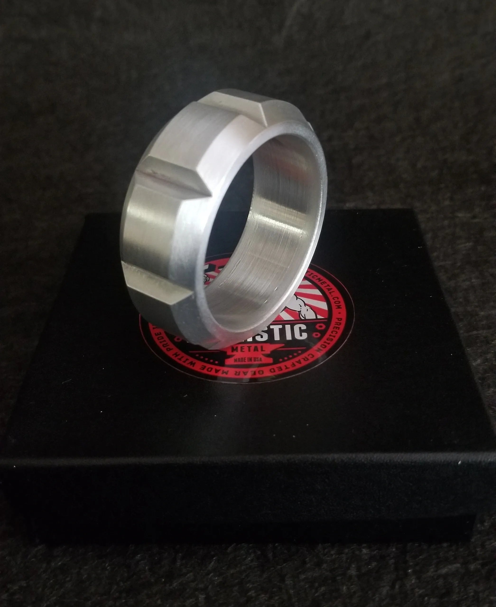 Link Style Cockring in Aluminum