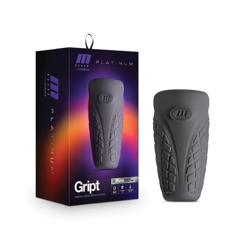 Blush M Elite Platinum Gript Silicone Stroker