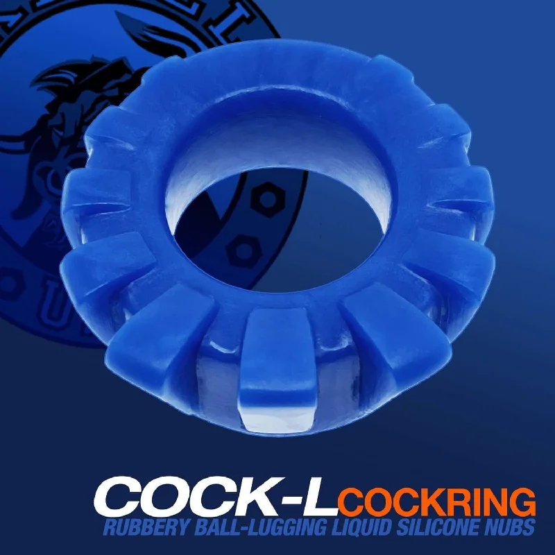 Cock Lug Lugged Cock Ring Marine Blue from Oxballs