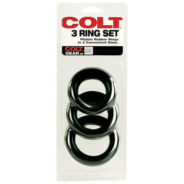 Colt 3 Ring Set - Black