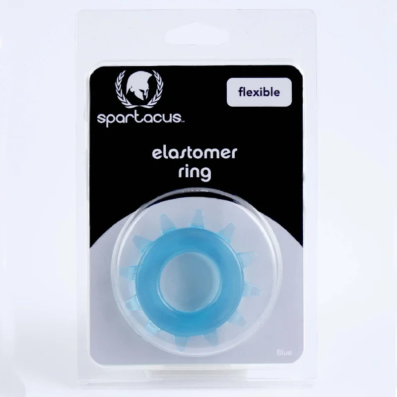 ELASTOMER C RING STUD BLUE