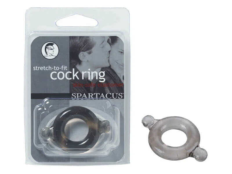 Spartacus Elastomer Cock Ring Black