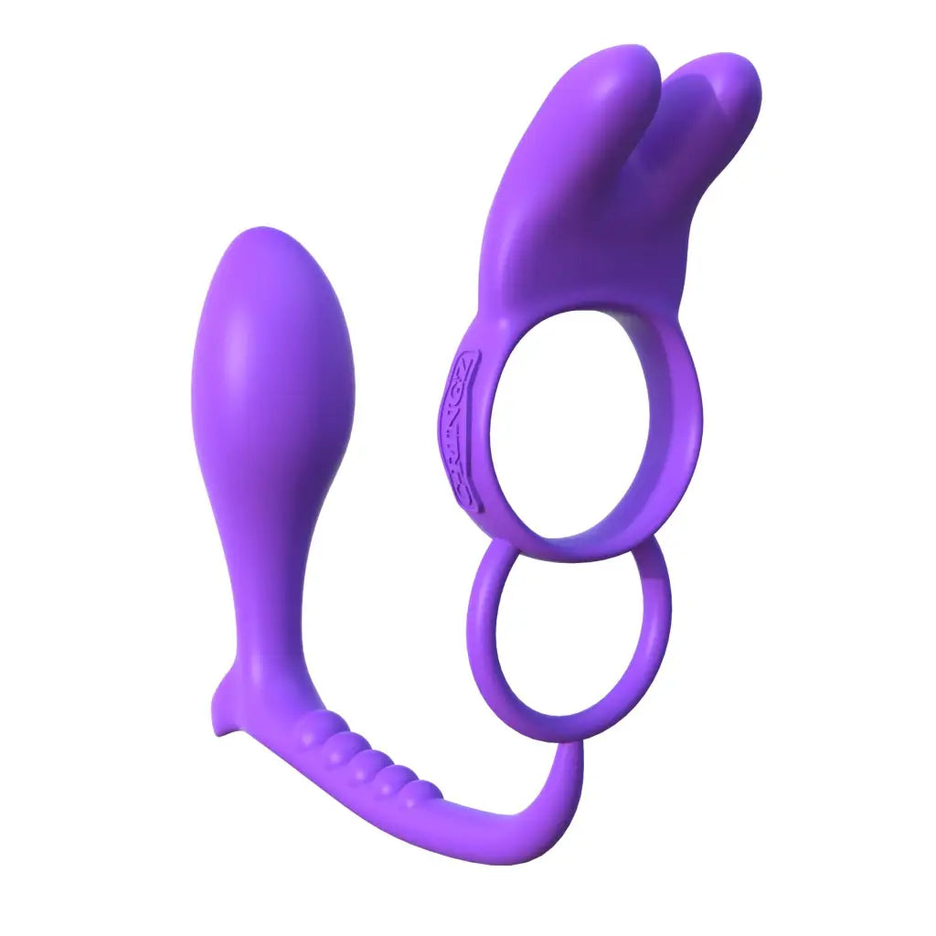 Fantasy C-ringz Ass- Gasm Vibrating Rabbit