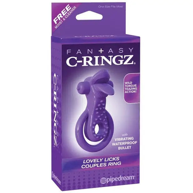 Fantasy C-ringz Lovely Licks Couples Ring  - Purple