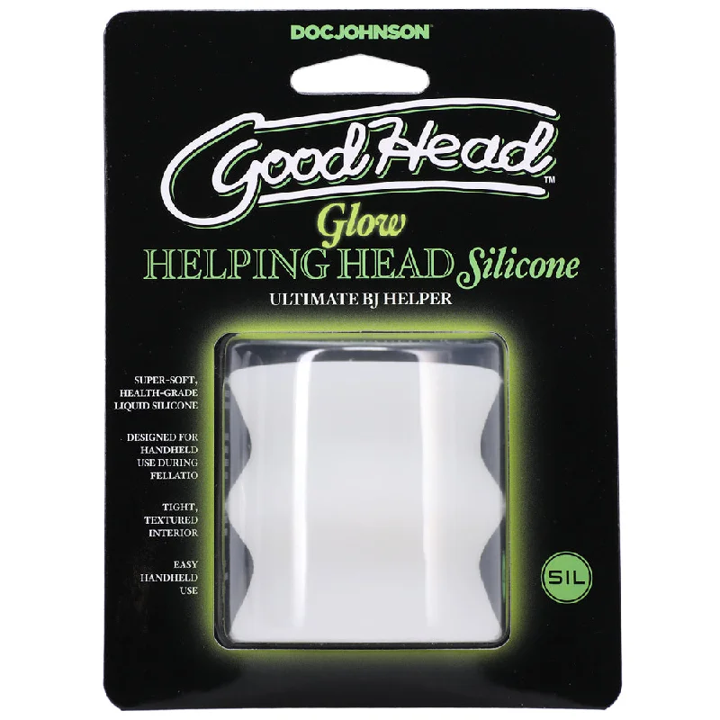 Goodhead Glow Helping Head Silicone Frost Green Glow