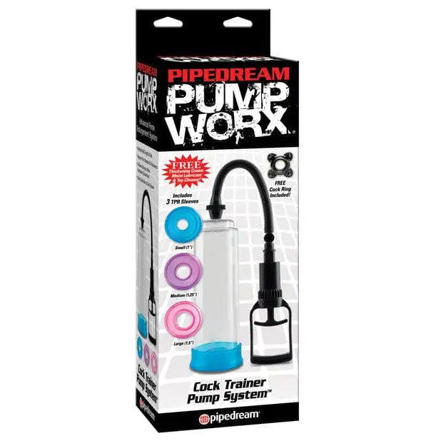 Pump Worx Cock Trainer Pump System W/3 Tpr Sleeves