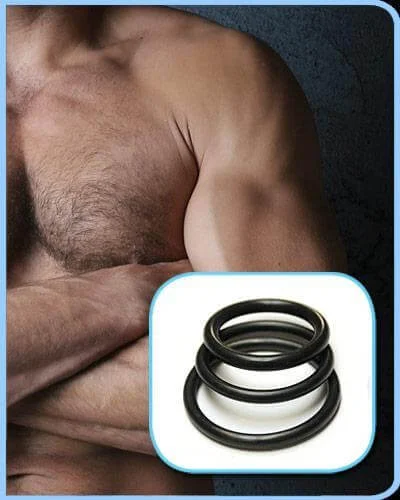 Kink Lab Rubber Cock Rings 3 Pack