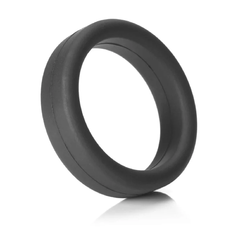 Tantus Super Soft C-Ring Black - Enhance Pleasure with Comfortable Silicone